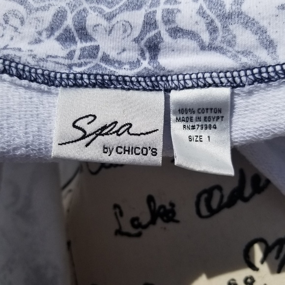 Spa by Chico's White Jacket Medium - Picture 8 of 8